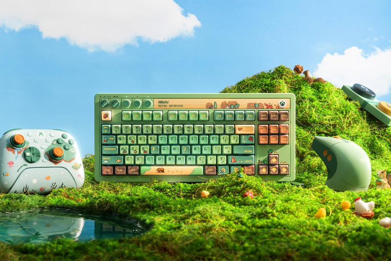 8BitDo Retro R8 Mouse Xbox Forest Ed.
