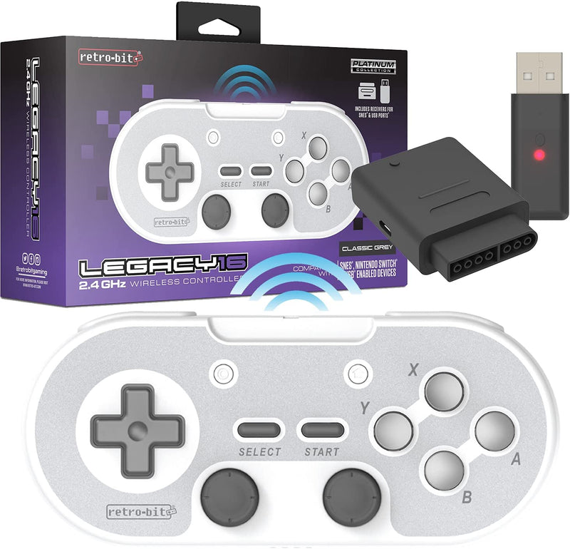Retro-Bit Legacy 16 Wireless Grey