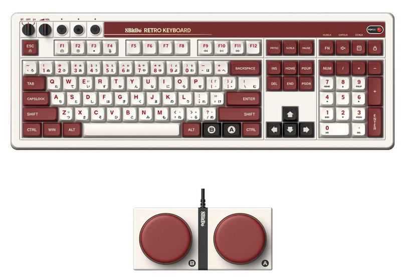 8BitDo 108 Mechanical Keyboard Fami Ed.