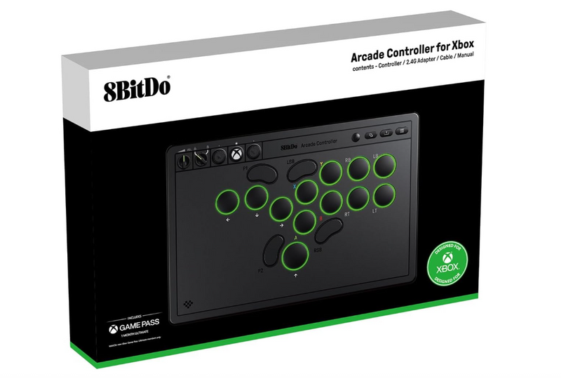 8BitDo Arcade Controller Xbox/PC Black