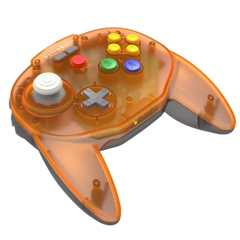 Retro-Bit Tribute 64 2.4G Orange Hawk Ltd Ed.
