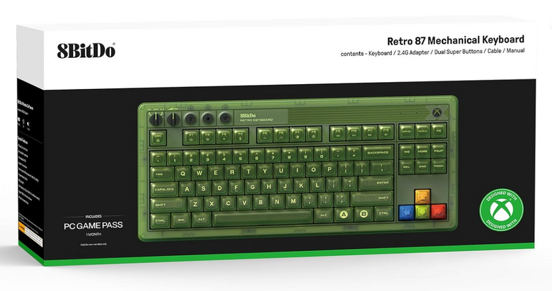 8BitDo Mechanical Keyboard Xbox Ed.