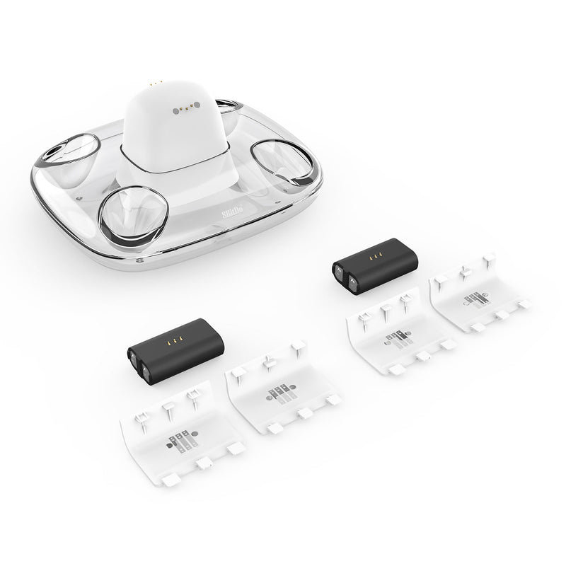 8BitDo Dual Charge Dock Xbox White UK