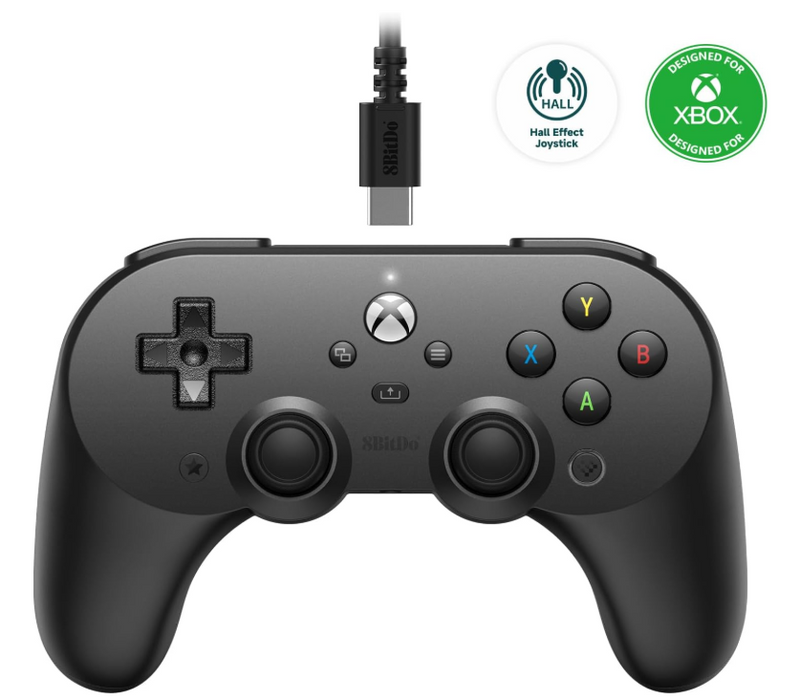 8BitDo Pro 2 Wired Xbox Gamepad Black