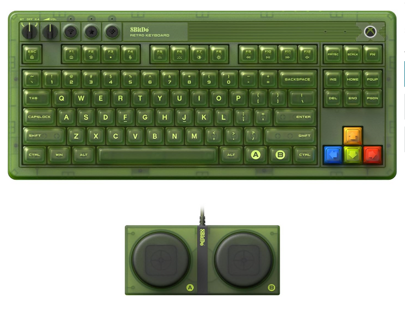 8BitDo Mechanical Keyboard Xbox Ed ISO (UK)