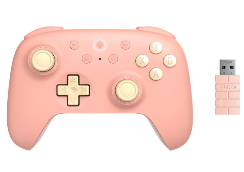 8BitDo Ultimate 2C Wireless Pad Peach