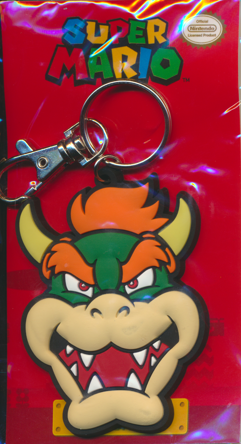 Super Mario - Soft PVC Keychain - Bowser