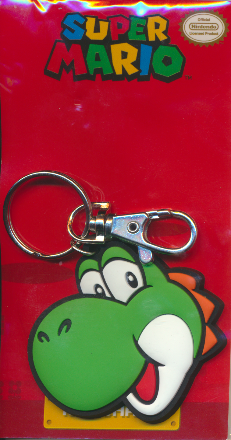 Super Mario - Soft PVC Keychain - Yoshi