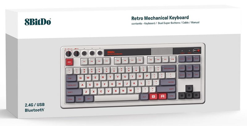 8BitDo Mechanical Keyboard - N Ed. ISO (QWERTZ)