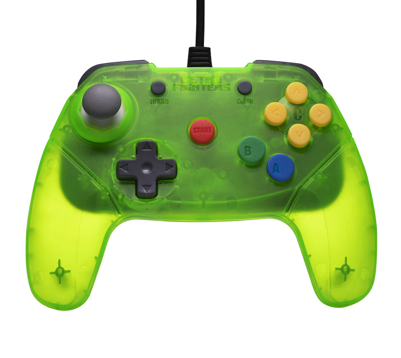 RF Brawler64 Wired Controller Extreme Green