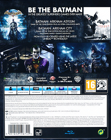 Batman Return to Arkham PS4