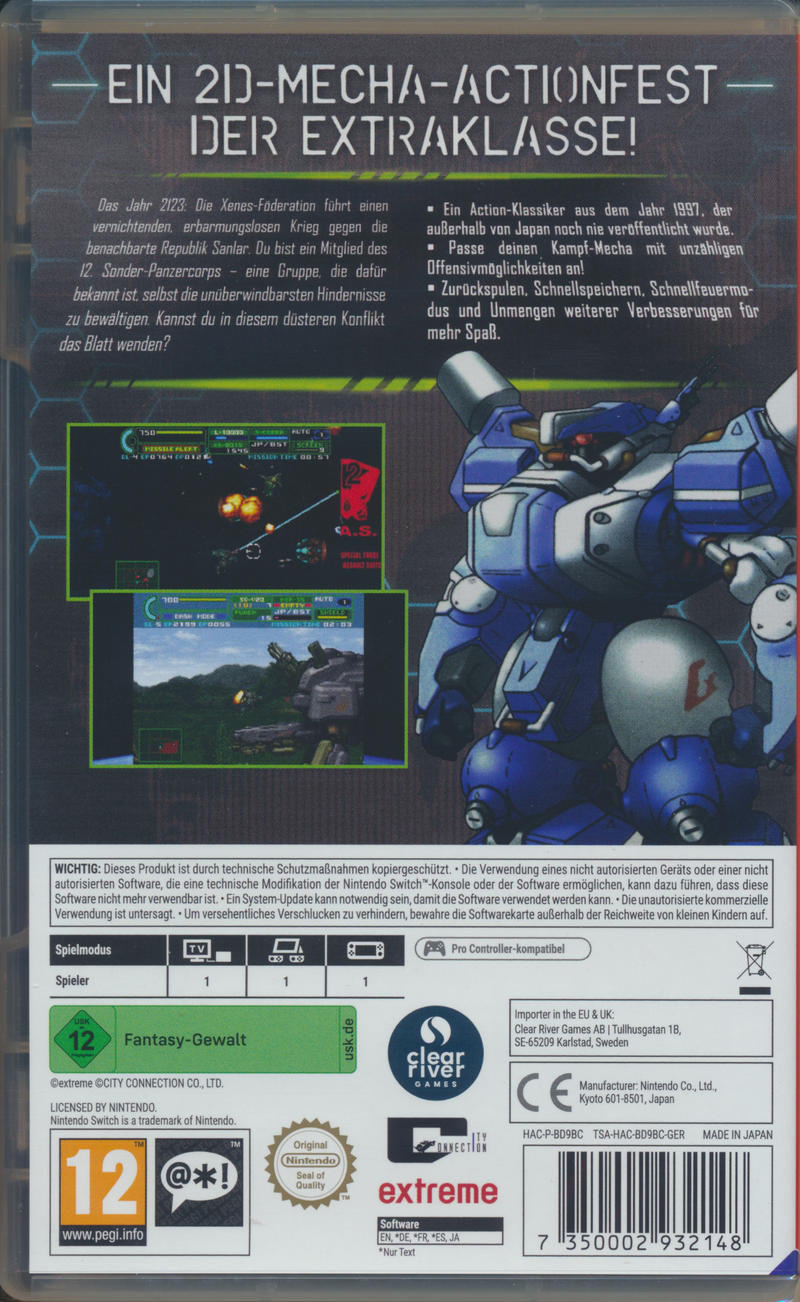 Assault Suit Leynos 2 Saturn Tribute USK NS