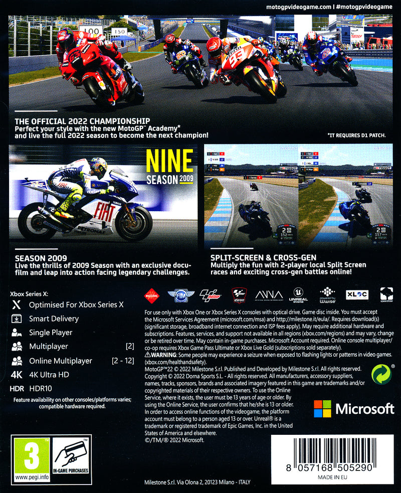 MotoGP 22 Day One Ed. XSX