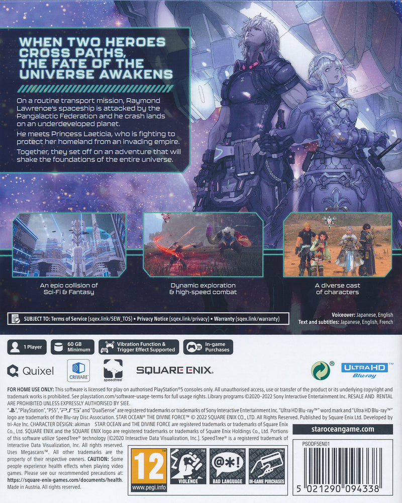 Star Ocean The Divine Force PS5