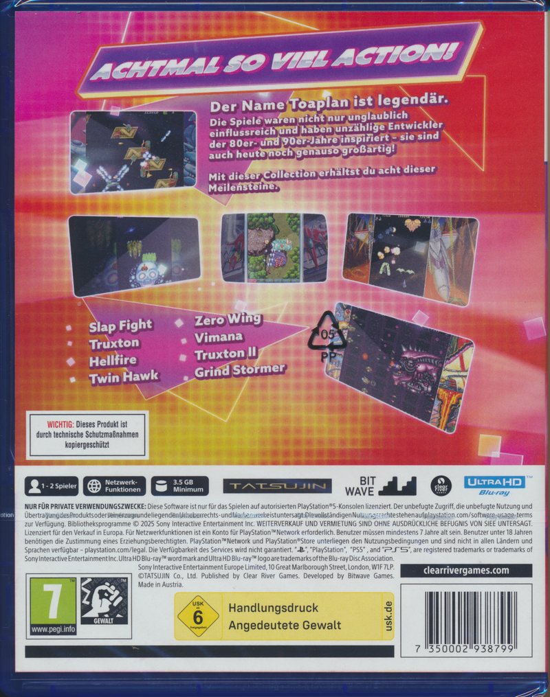 Toaplan Arcade Collection Vol. 2 USK PS5