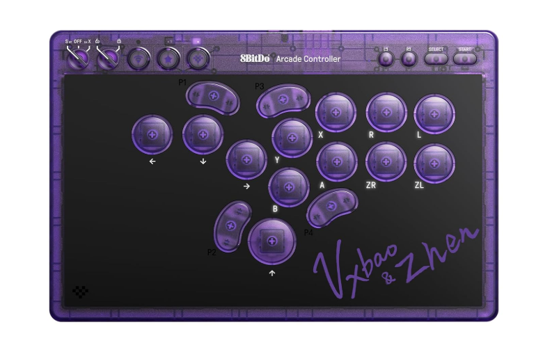 8BitDo Arcade Controller NSW/PC Purple