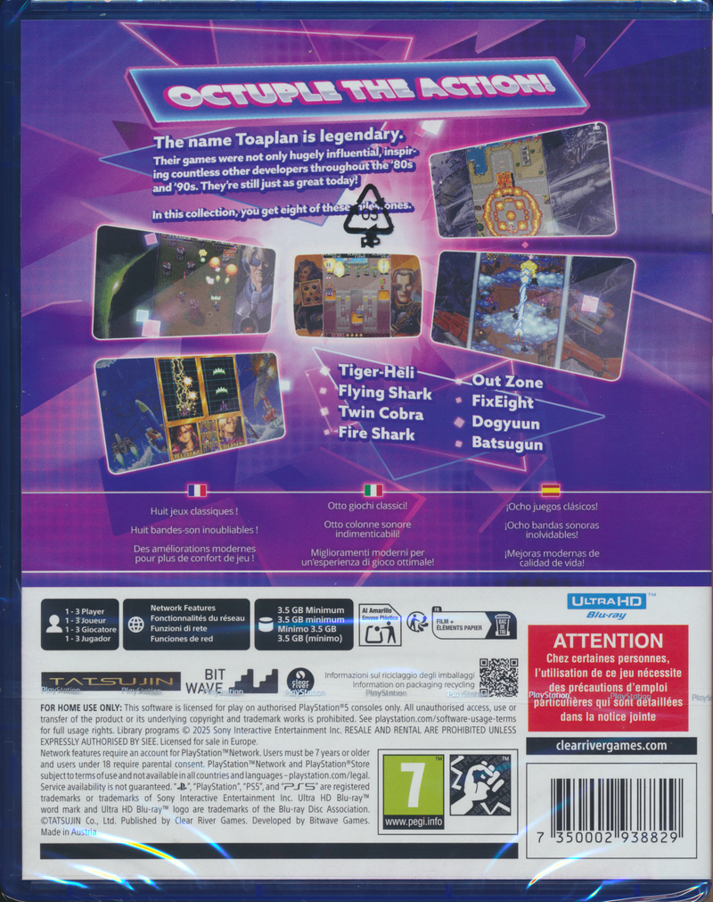 Toaplan Arcade Collection Vol. 1 PS5