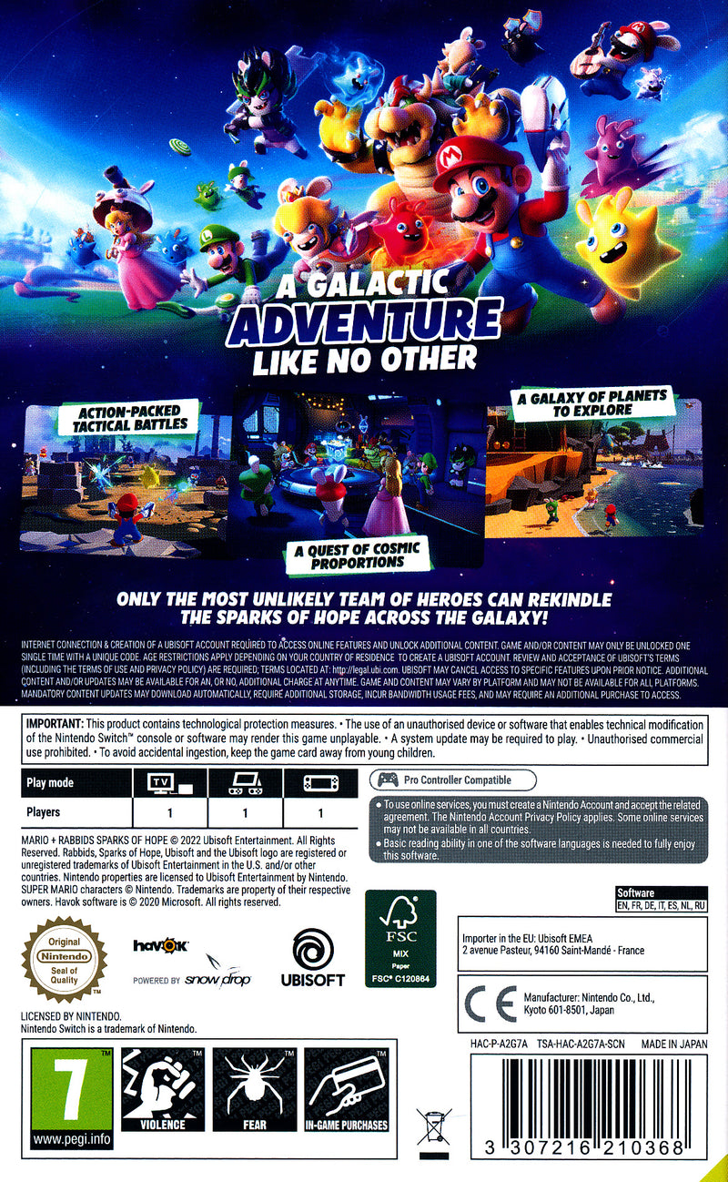 Mario+Rabbids Sparks of Hope NS