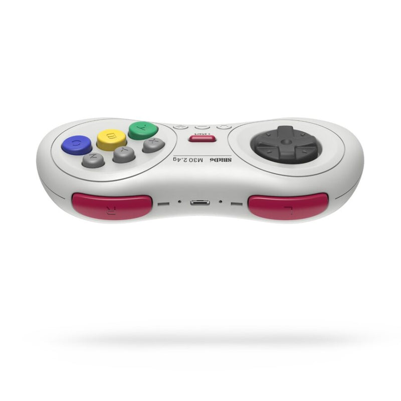 8BitDo M30 2.4G Wireless Pad White