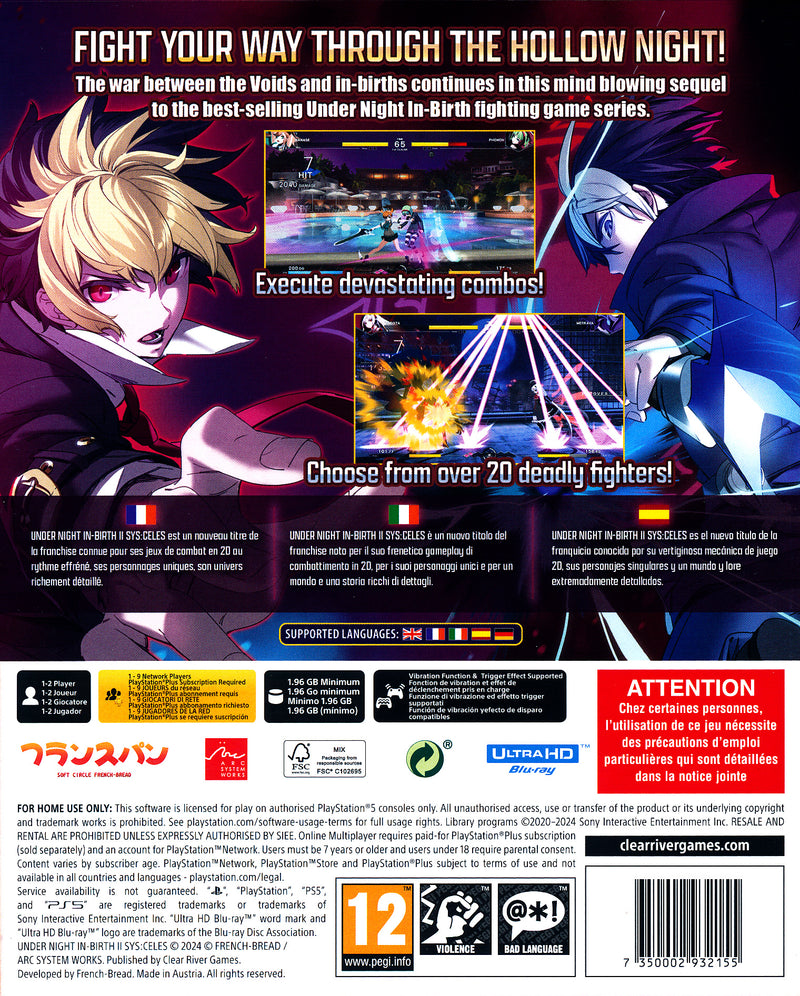 Under Night In Birth 2 PS5