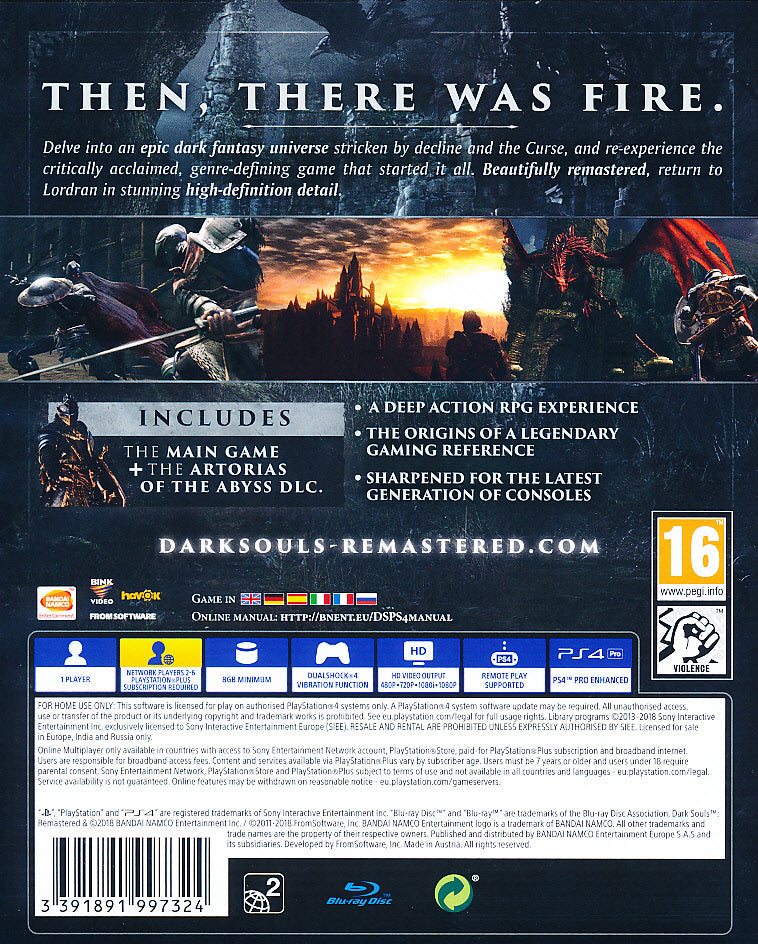 Dark Souls Remastered PS4