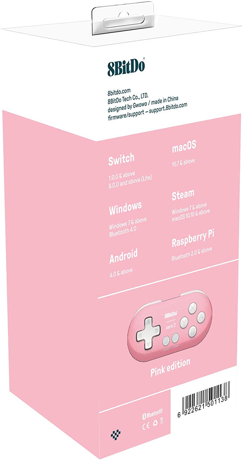 8BitDo Zero 2 Pink Edition