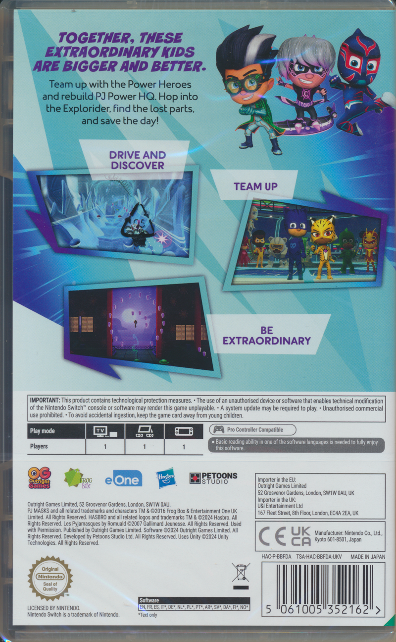 PJ Masks Mighty Alliance NS