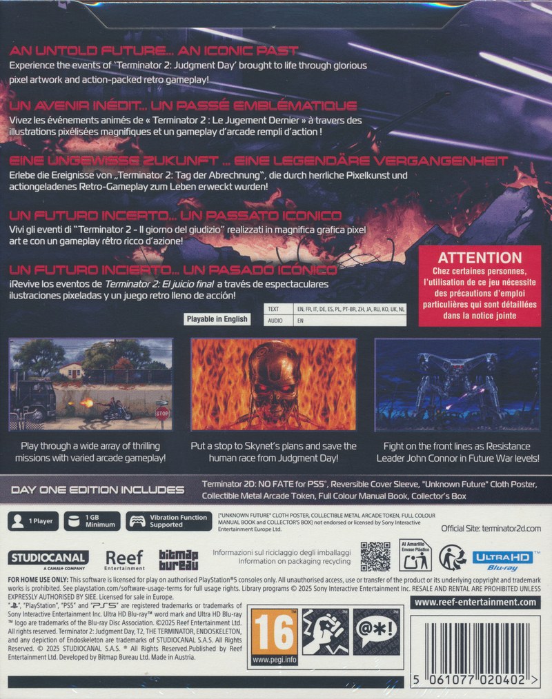 Terminator 2D No Fate D1 Ed. PS5