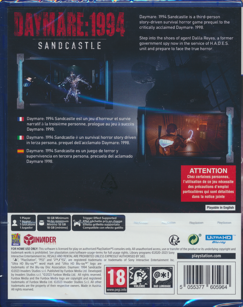 Daymare 1994 Sandcastle PS5
