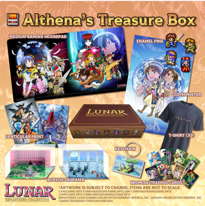LUNAR Remastered Collection Althena's Treasure Box (No Game)