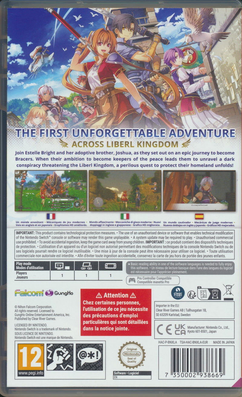 Trails in the Sky 1st Chapter NS