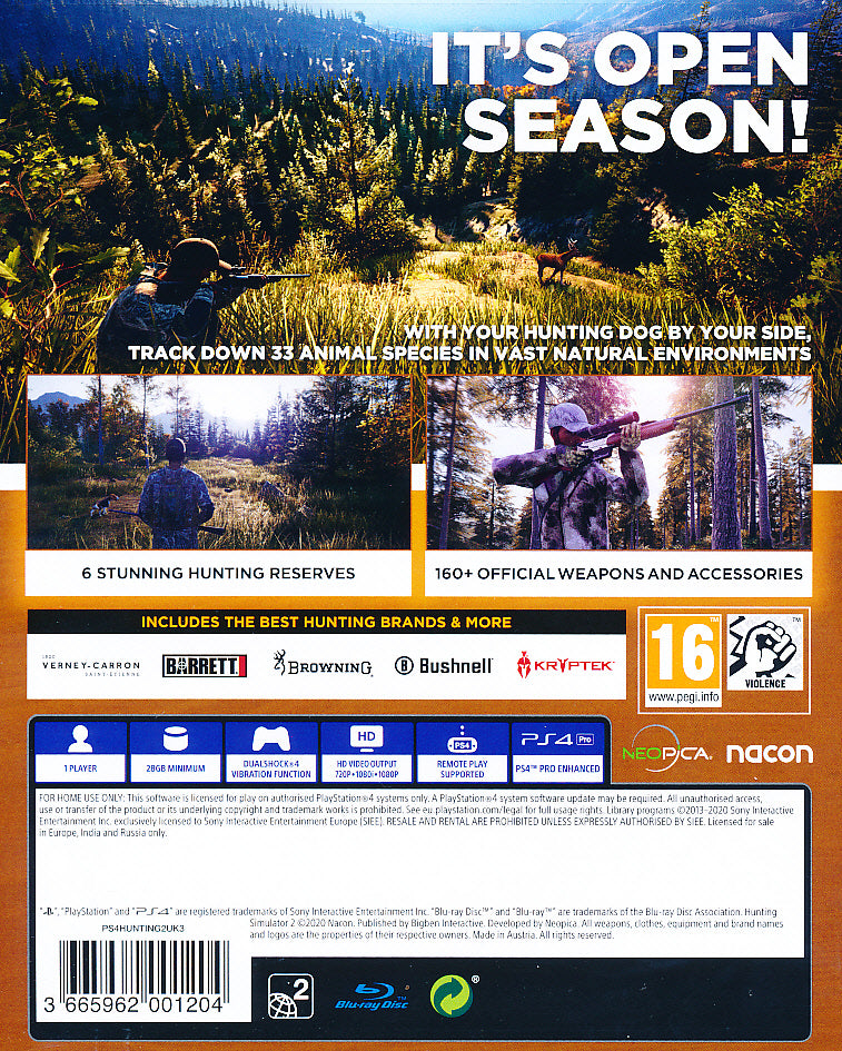 Hunting Simulator 2 PS4
