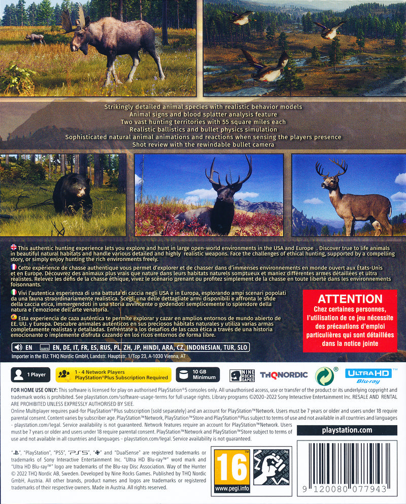 Way of the Hunter PS5