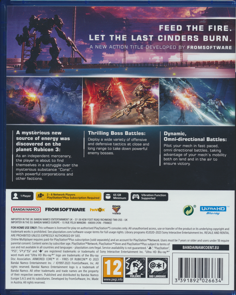 Armored Core VI Fires of Rubicon PS5