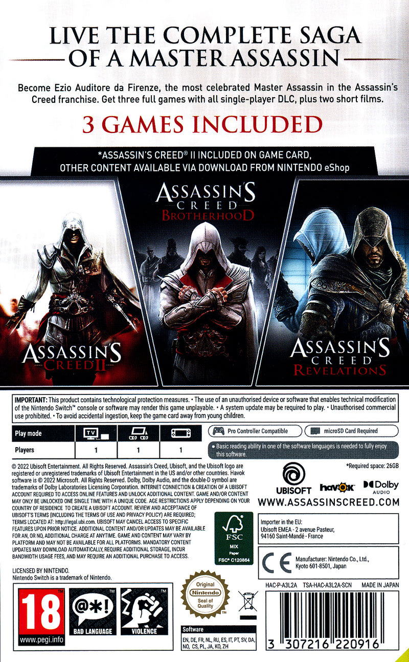 Assassins Creed The Ezio Coll. NS