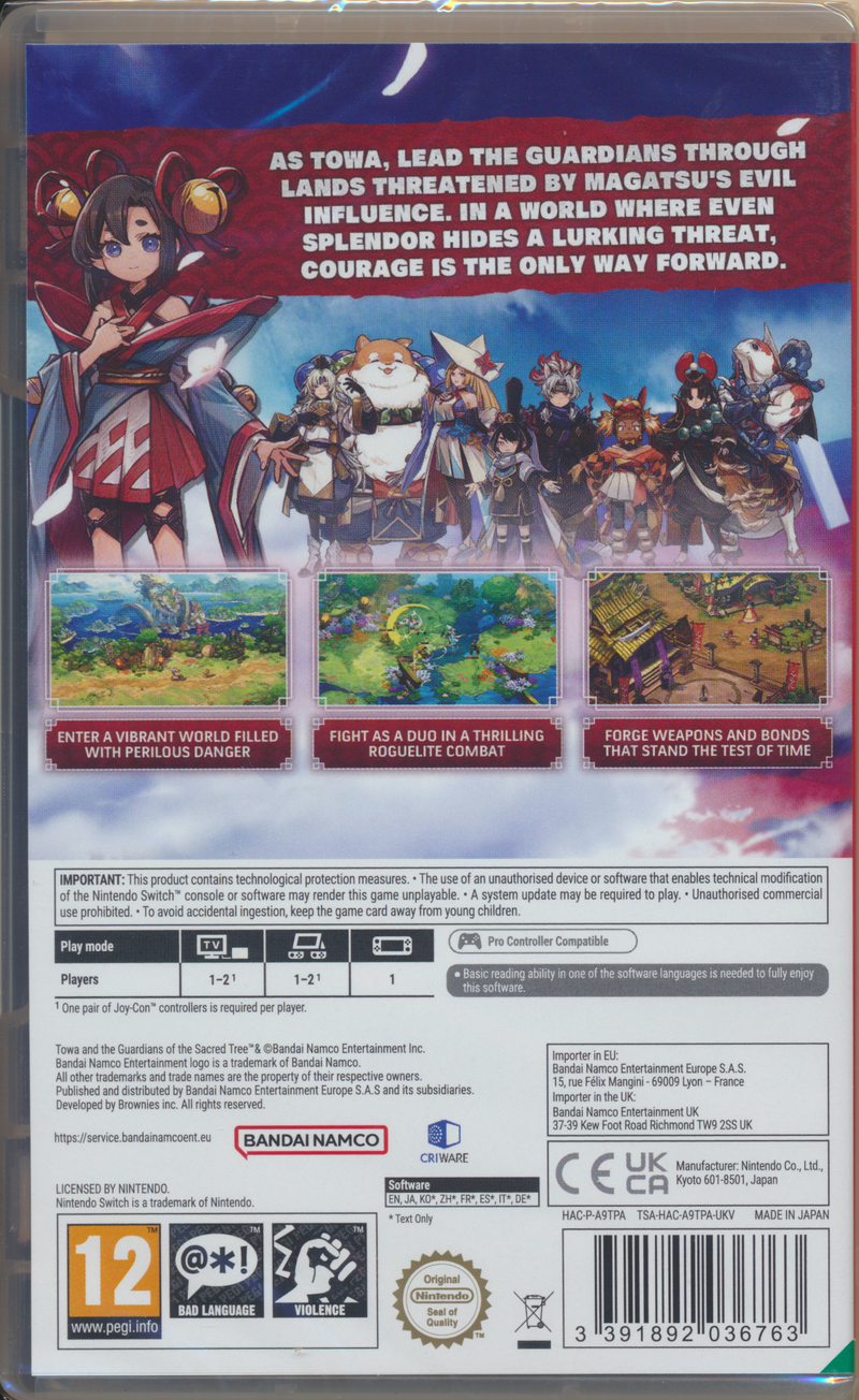 Towa and the Guardians of the Sacred Tree NS