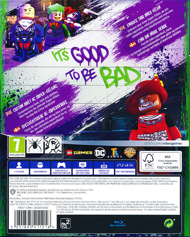 Lego DC Super Villains PS4