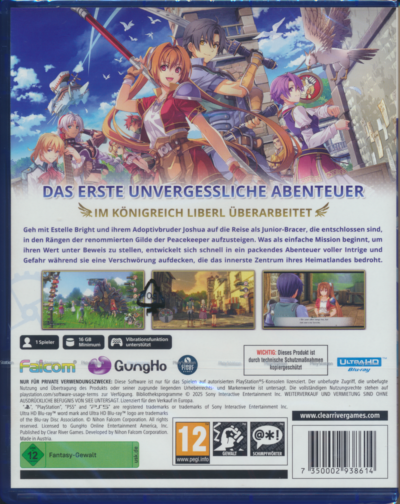 Trails in the Sky 1st Chapter USK PS5