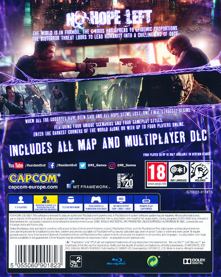 Resident Evil 6 HD PS4