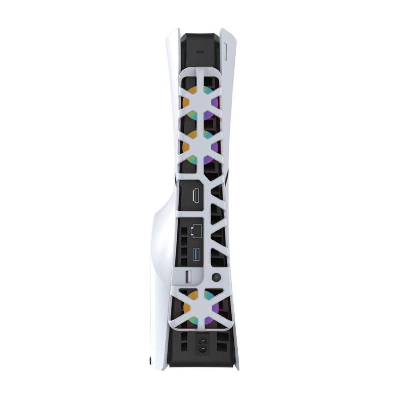 Dobe RGB Cooling Fan for PS5 Slim White