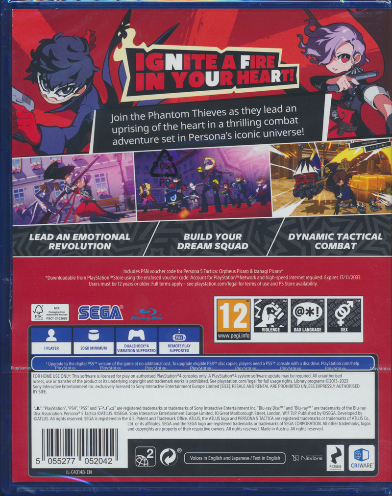 Persona 5 Tactica PS4