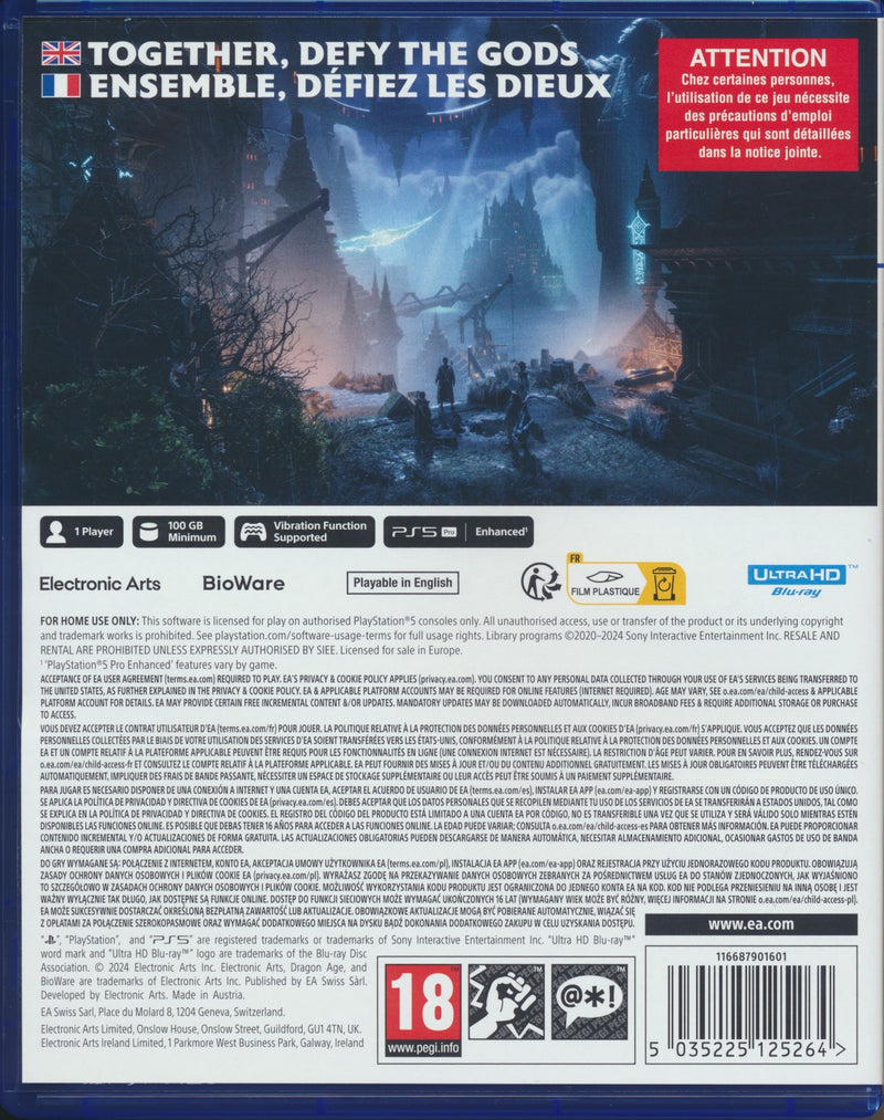 Dragon Age The Veilguard PS5