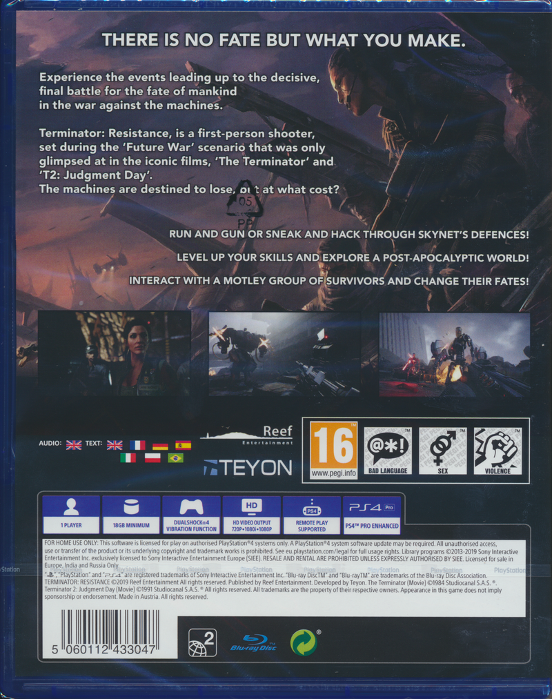 Terminator Resistance PS4