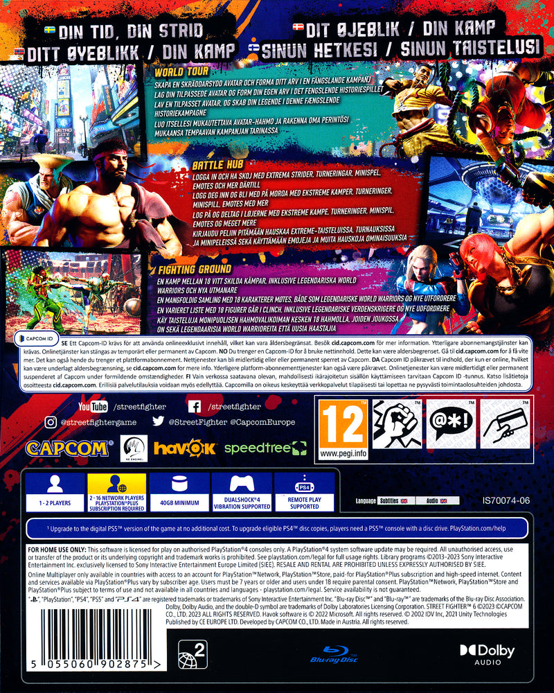 Street Fighter 6 PS4