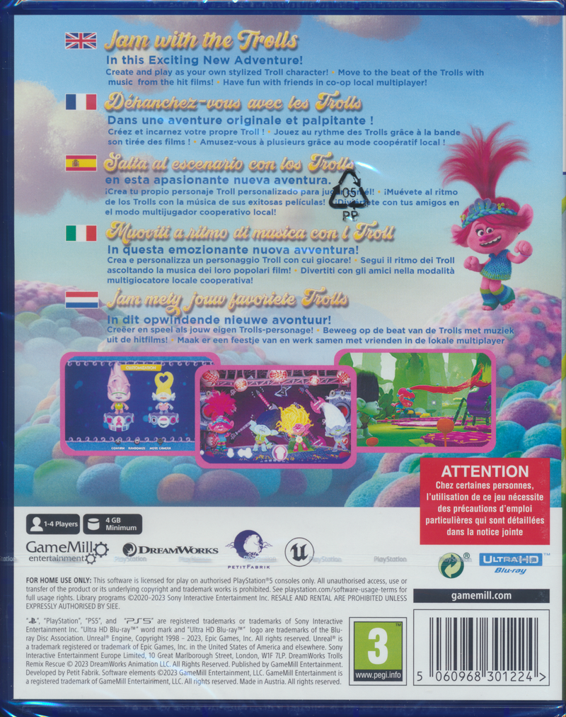 DreamWorks Trolls Remix Rescue PS5
