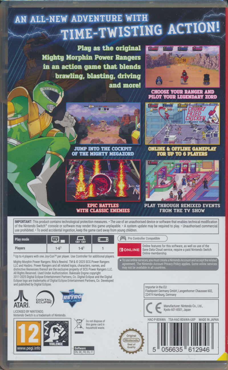 Mighty Morphin Power Rangers Ritas R. NS
