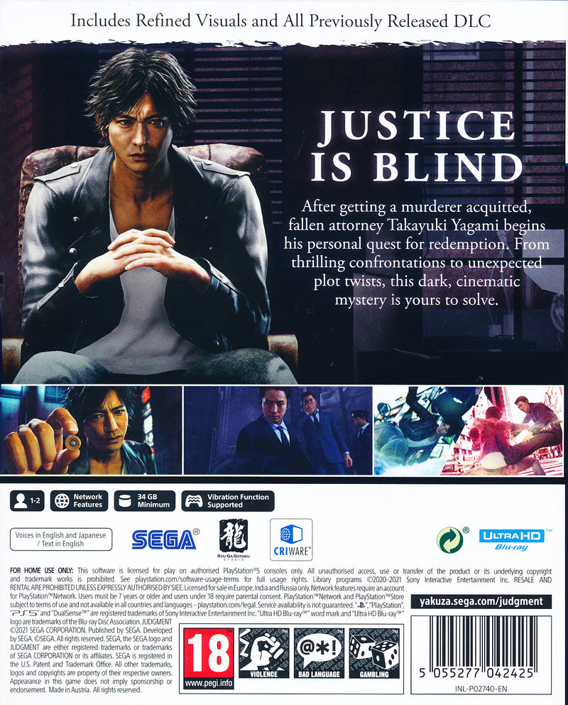 Judgment PS5