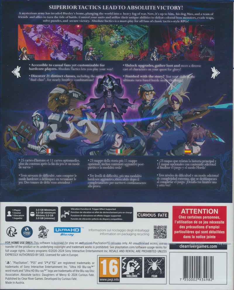 Absolute Tactics Daughters of Mercy PS5