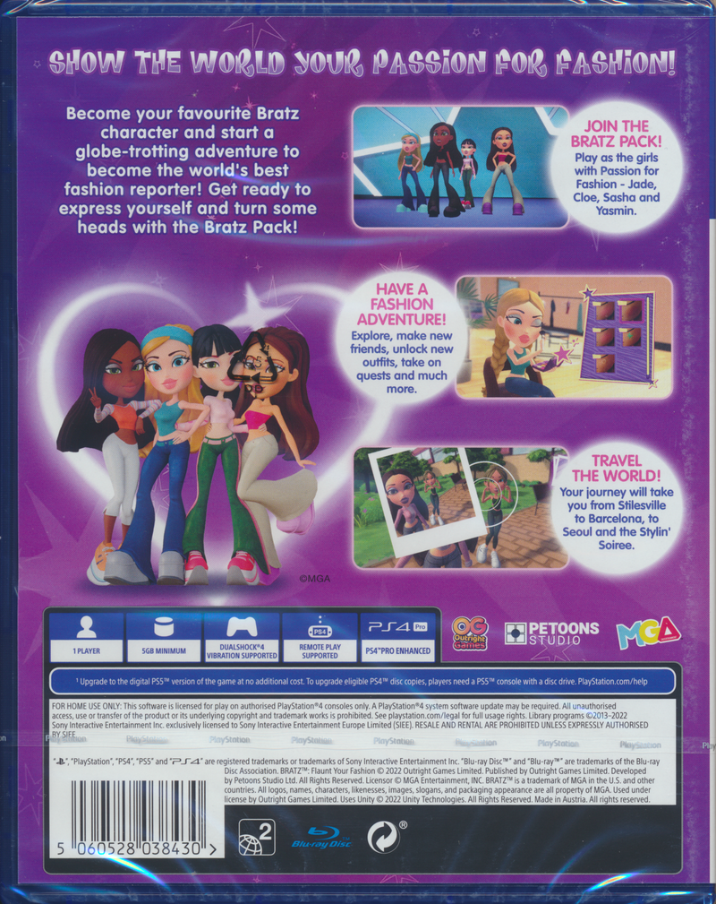 Bratz Flaunt Your Fashion PS4