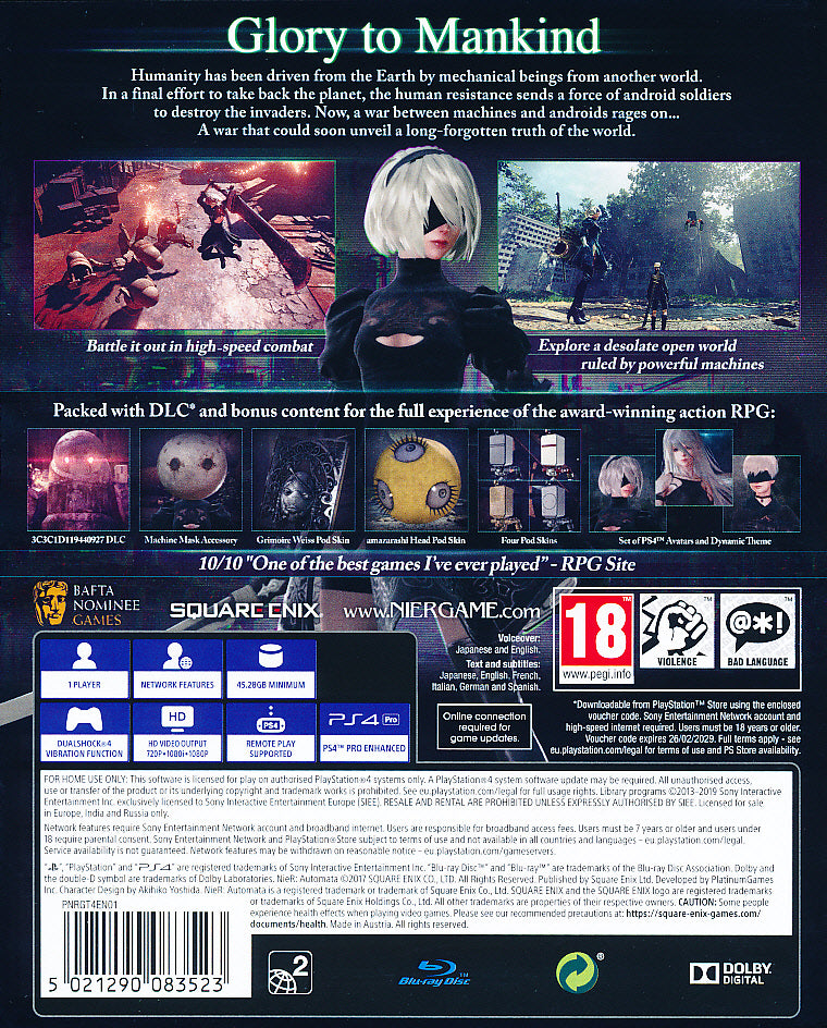 Nier Automata GOTY PS4